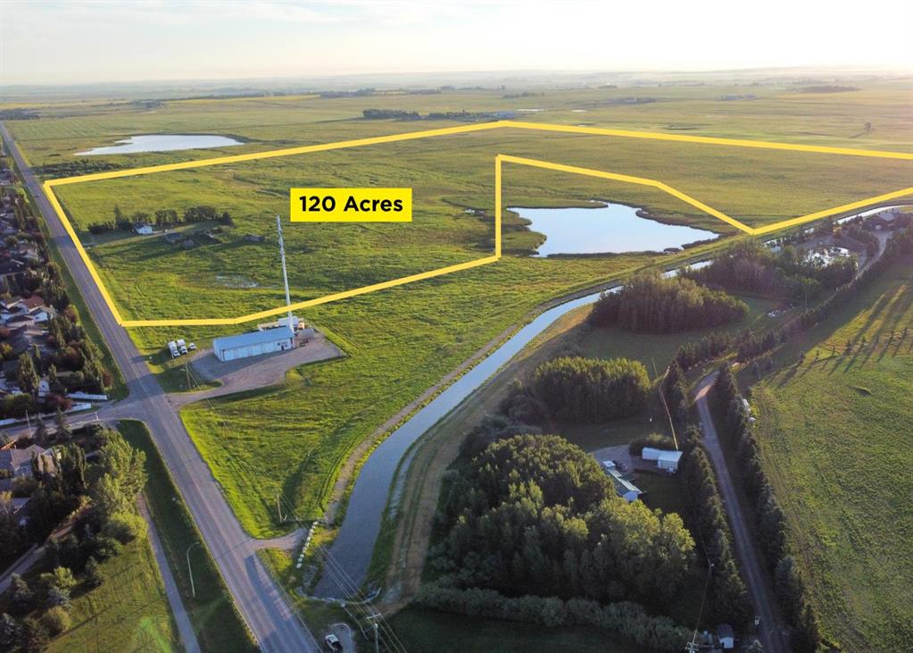 3300 George Freeman Trail Strathmore 120 acre development land for sale listed by Lush Realty