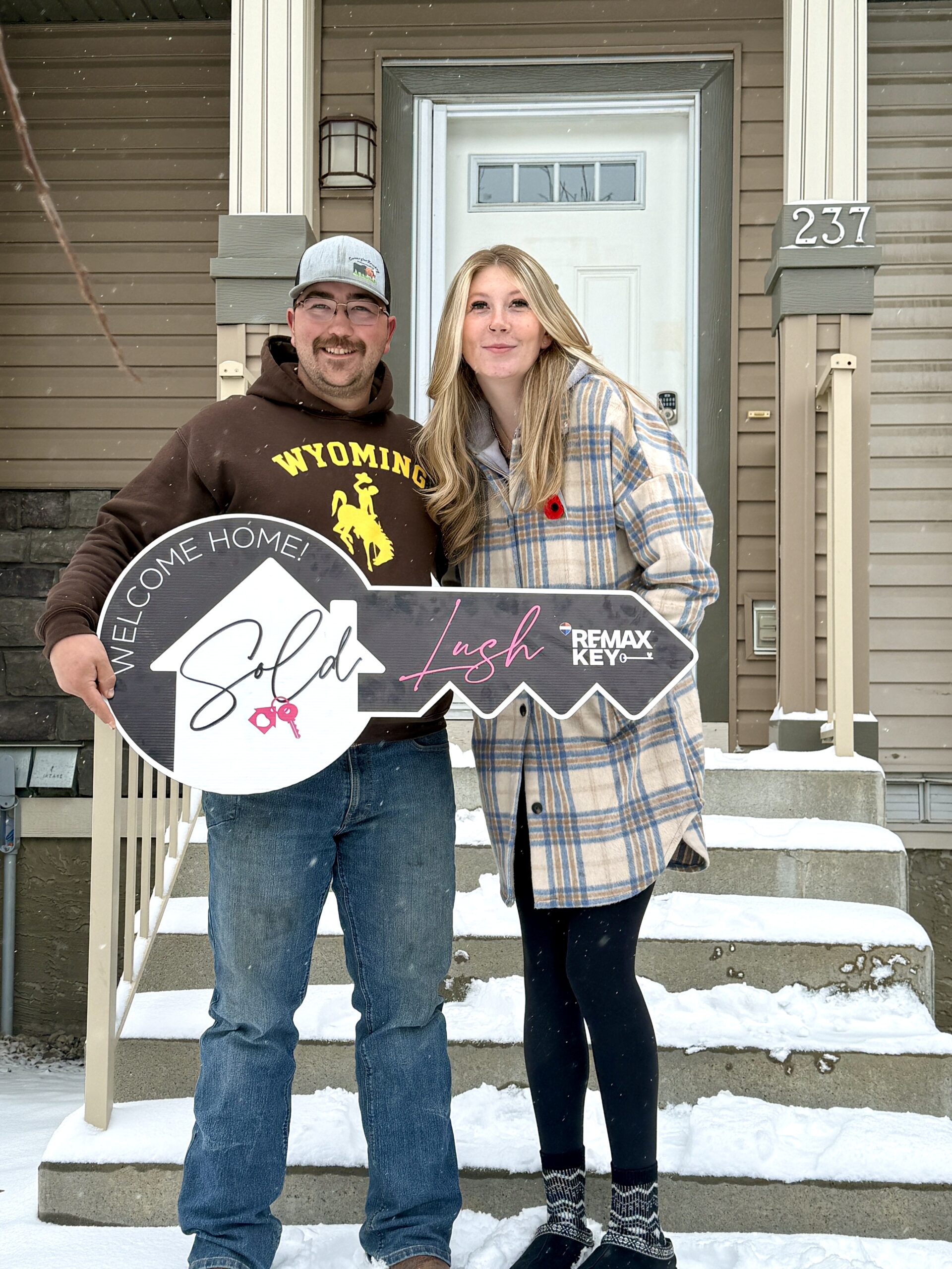 Sold sign representing a successful home purchase