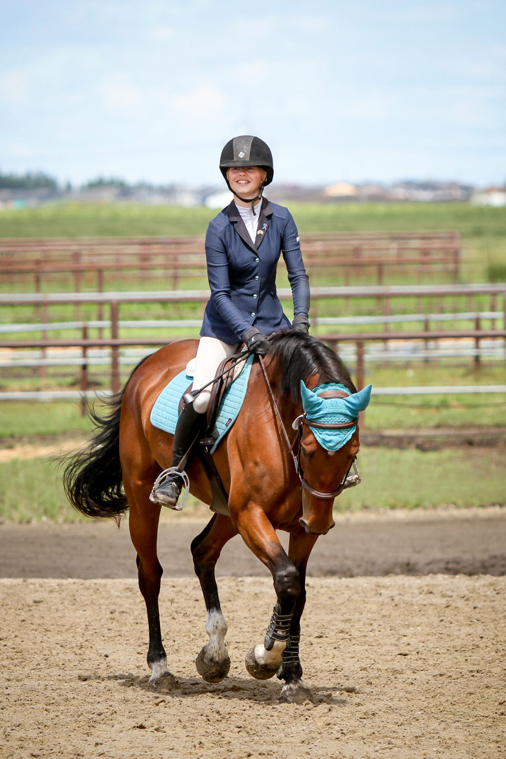 Hannah Fyfe enjoying horses, books and life outside work