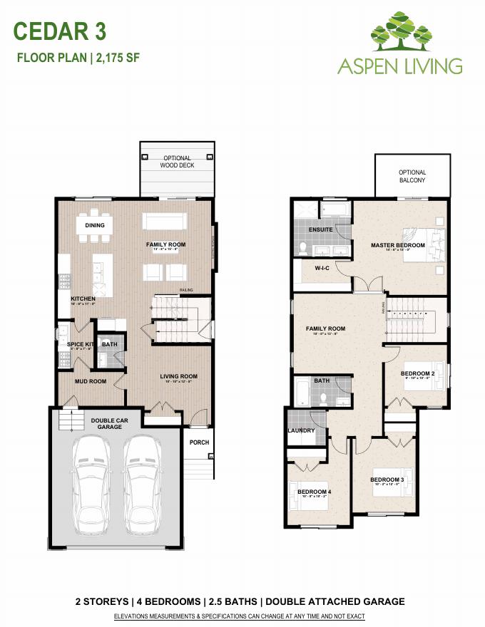 Aspen Living Cedar floor plan image